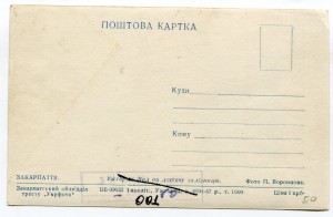 Закарпатье. Ужгород. Вид на детскую железную дорогу.